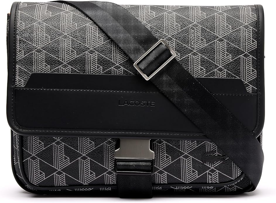 LACOSTE ラコステ レザー メッセンジャーバッグ モノグラム フラップ 81tcpxdV7PL._AC_SY695_.jpg