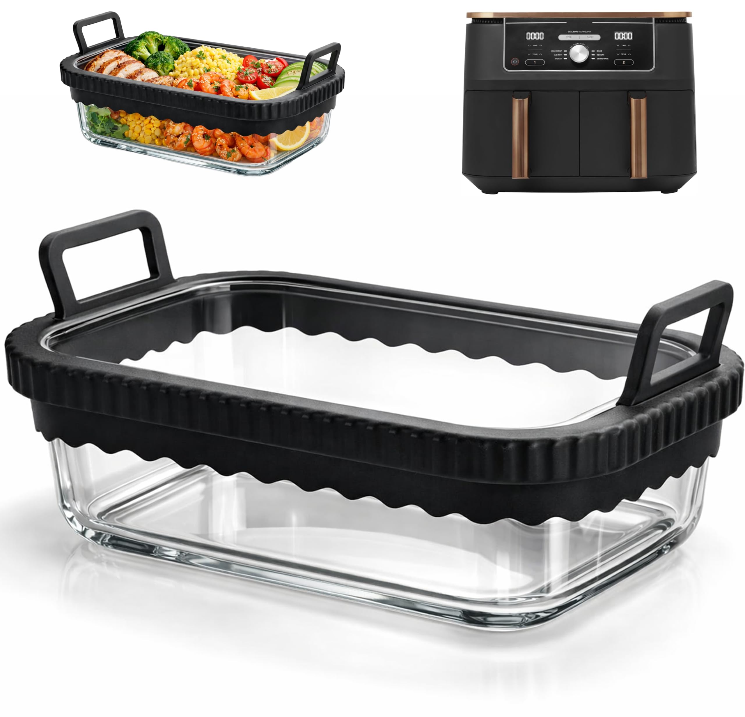 Auflaufform Airfryer für Ninja Heißluftfritteuse