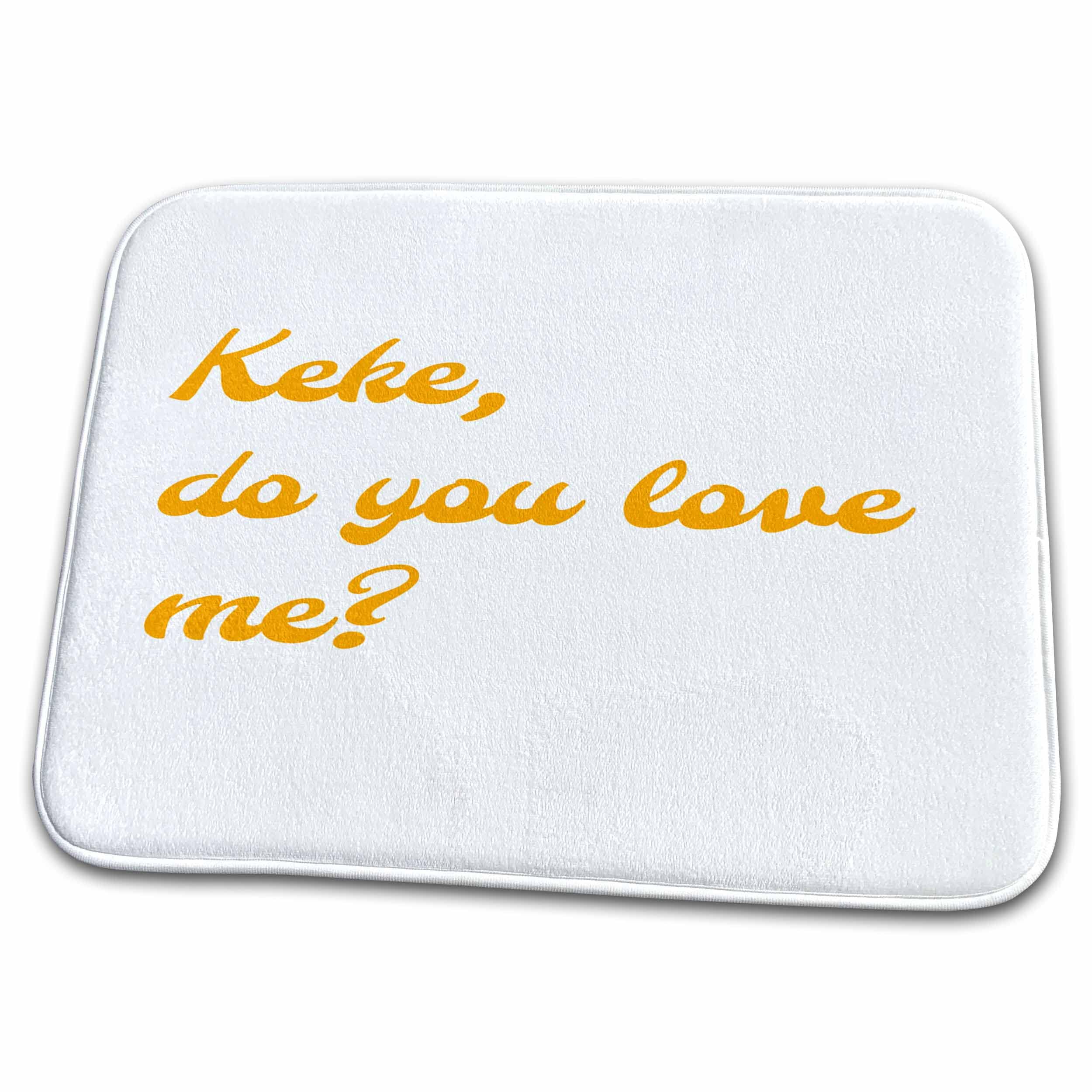3dRoseBathroom Bath Rug Mat - Image of Keke Do You Love Me Quote Gabriella B - Quote