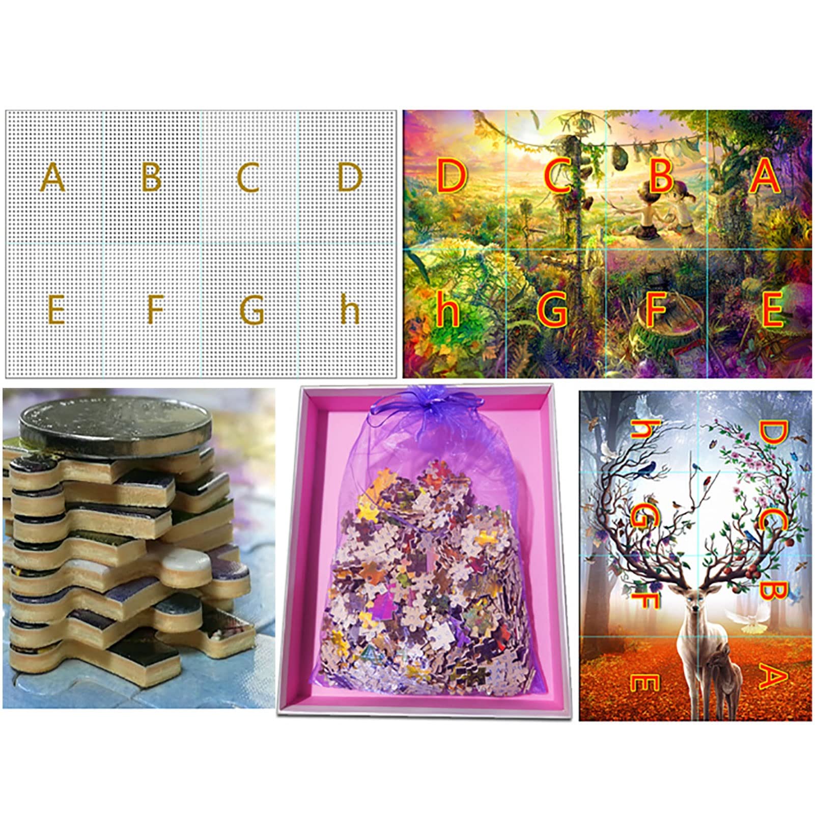 Puzzles en bois Jigsaw 500-8000 Morceau Bricolant Puzzle Enfants Jouets en Bois Jouets Intellectuelle Éducatif Puzzles Fun Family jeu Impossible Puzzle for adultes for adultes Décoration d'intérieur