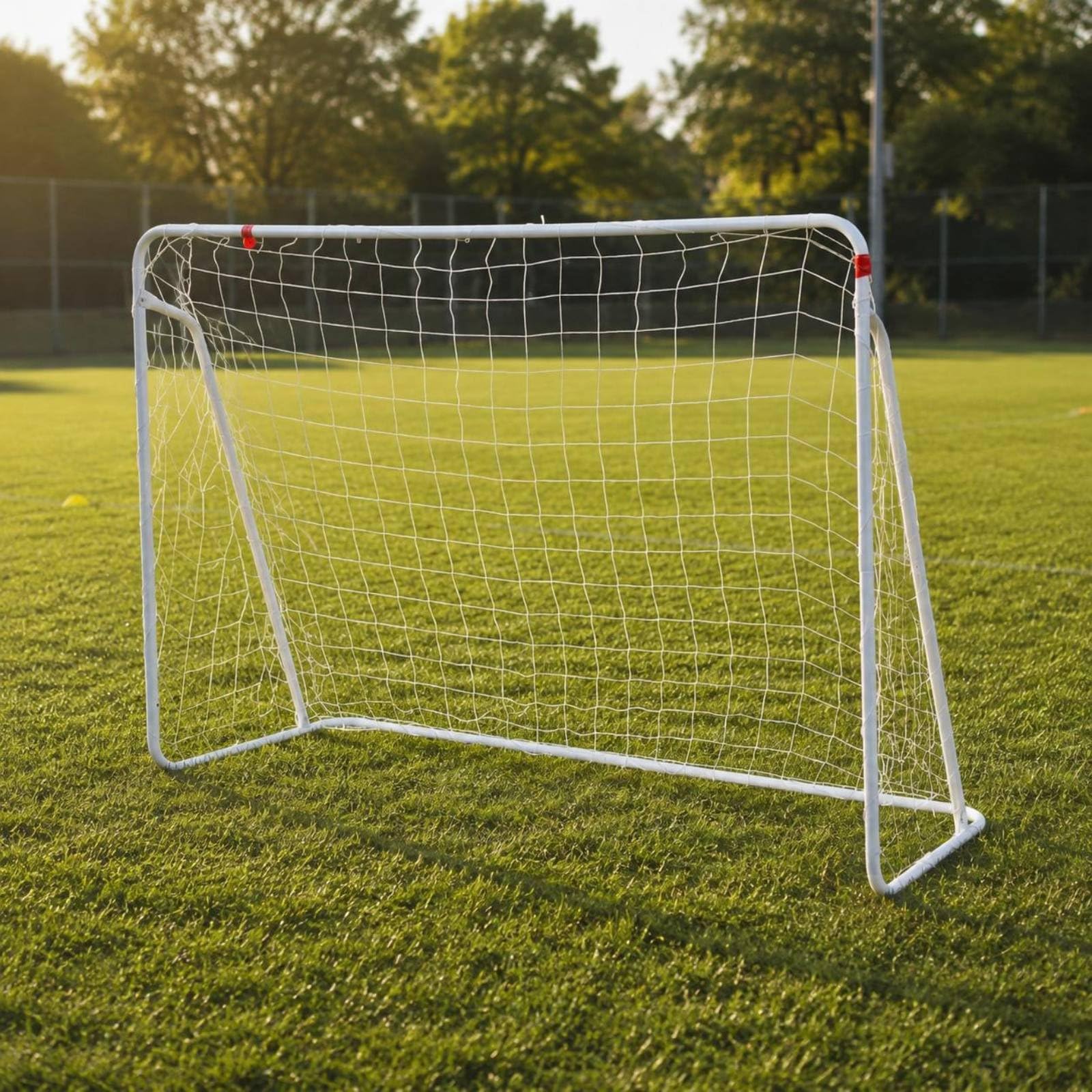 TISHITA Portería de Fútbol Portátil Red de Entrenamiento Marco de Acero Tubo de Acero Malla de PE Diseño Robusto y Ligero Transporte Sencillo Adecuada para