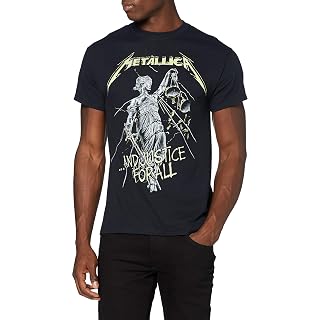Metallica … T-Shirt « and Justice for All », Noir (Noir Noir), L - Les Beatles, Paul McCartney, John Lennon, RIngo Starr, George Harrison