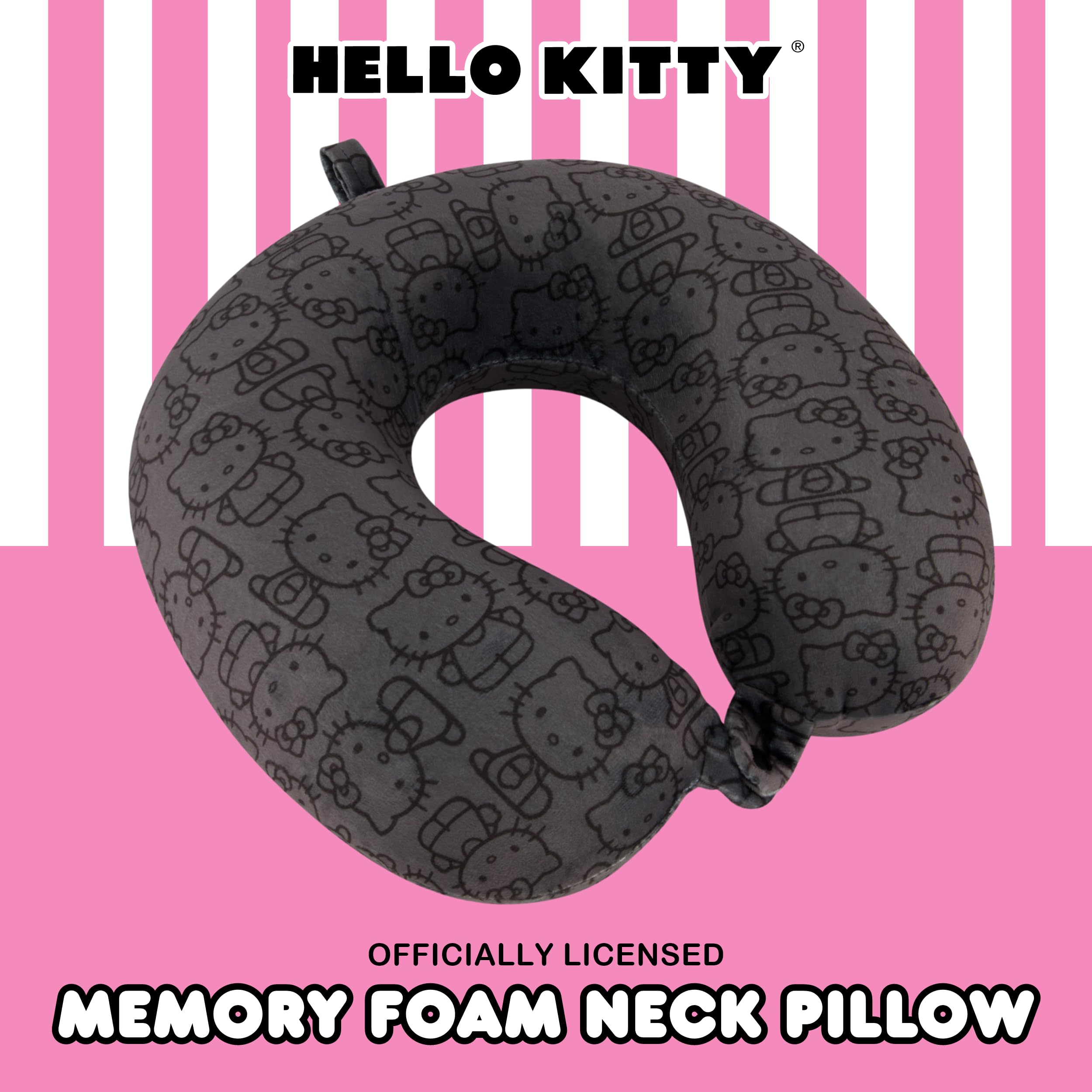 Amazon｜FUL ハローキティ ネックピロー 全面プリント 低反発素材 旅行