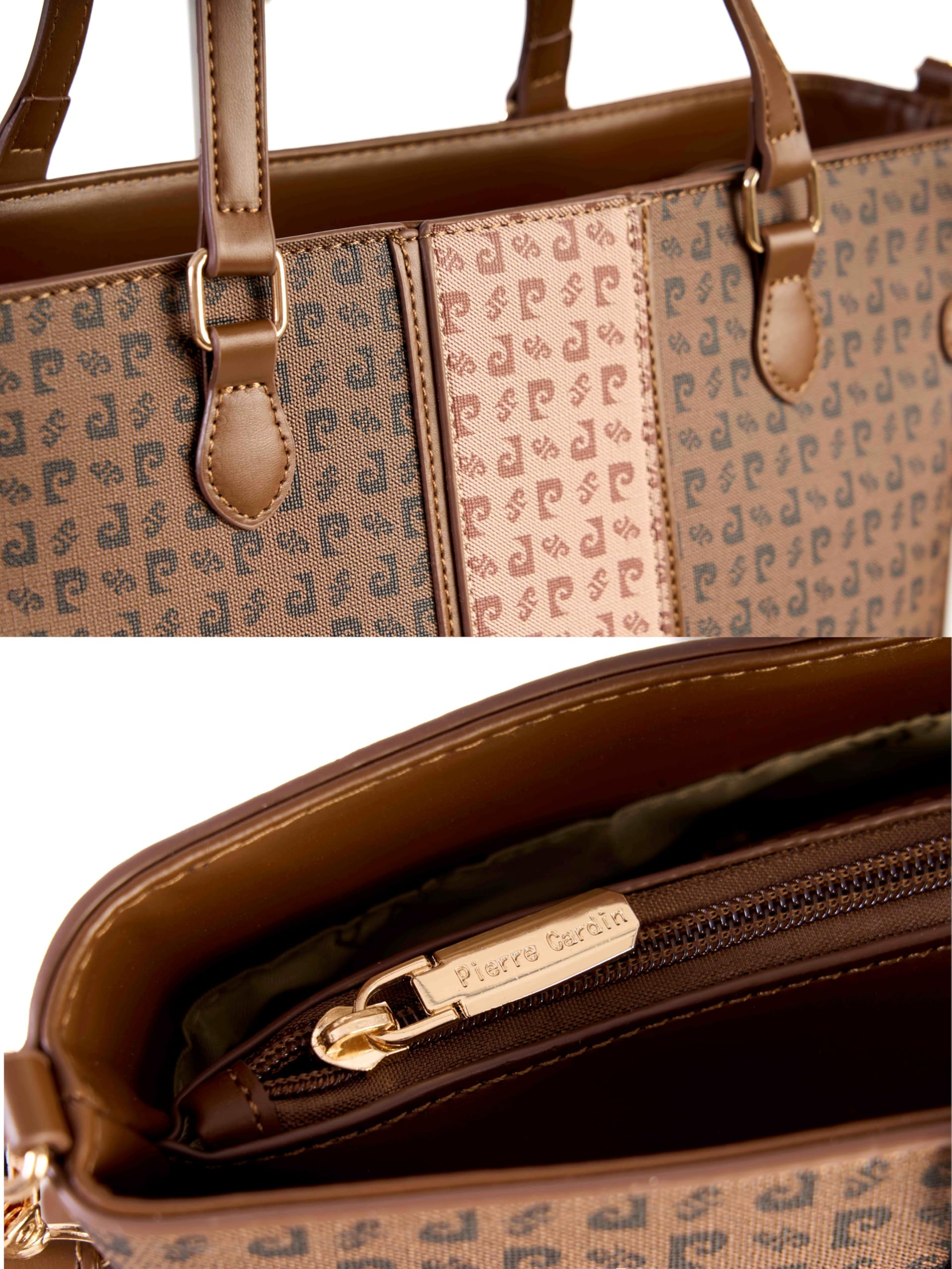 Pierre Cardin Borsa donna,in similpelle,ecopelle,pelle,grande,Shopper,A Spalla,Multifunzione,Elegante,Borsa da Donna,Shopper,A Spalla,Multifunzione,Borse Donna,a spalla