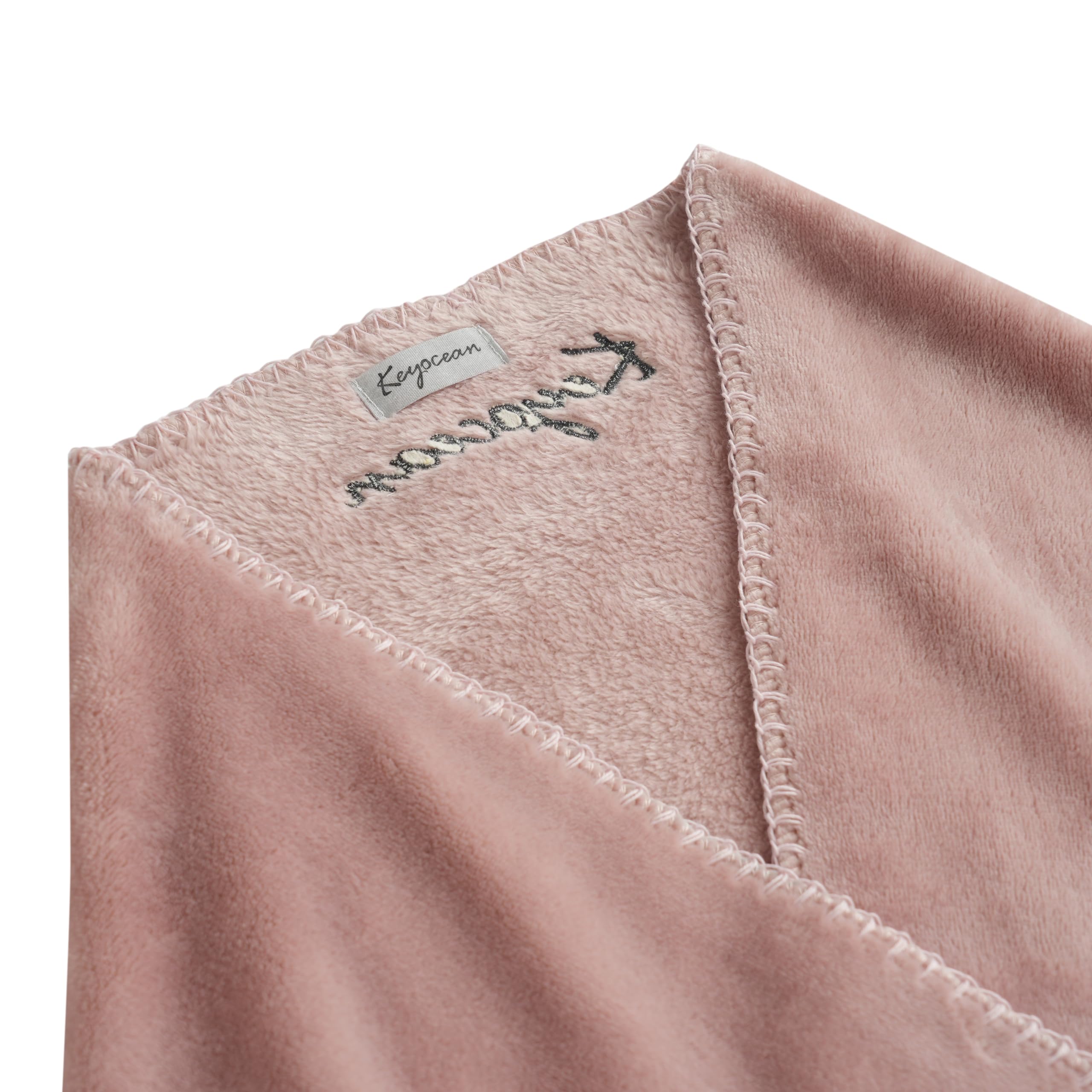 Keyocean Scialle avvolgente in pile con grandi tasche laterali frontali per autunno inverno
