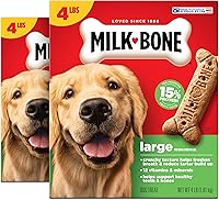 Vista 12 de Milk-Bone Original Dog Treats Galletas para Perros Grandes, 10 Libras (El Embalaje Puede Variar)