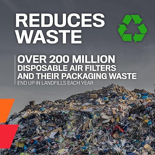 Miniatura 8 de K&N Filtro de aire universal con abrazadera alto rendimiento, premium, lavable, filtro de repuesto diámetro de brida 3.5 pulgadas, altura del filtro