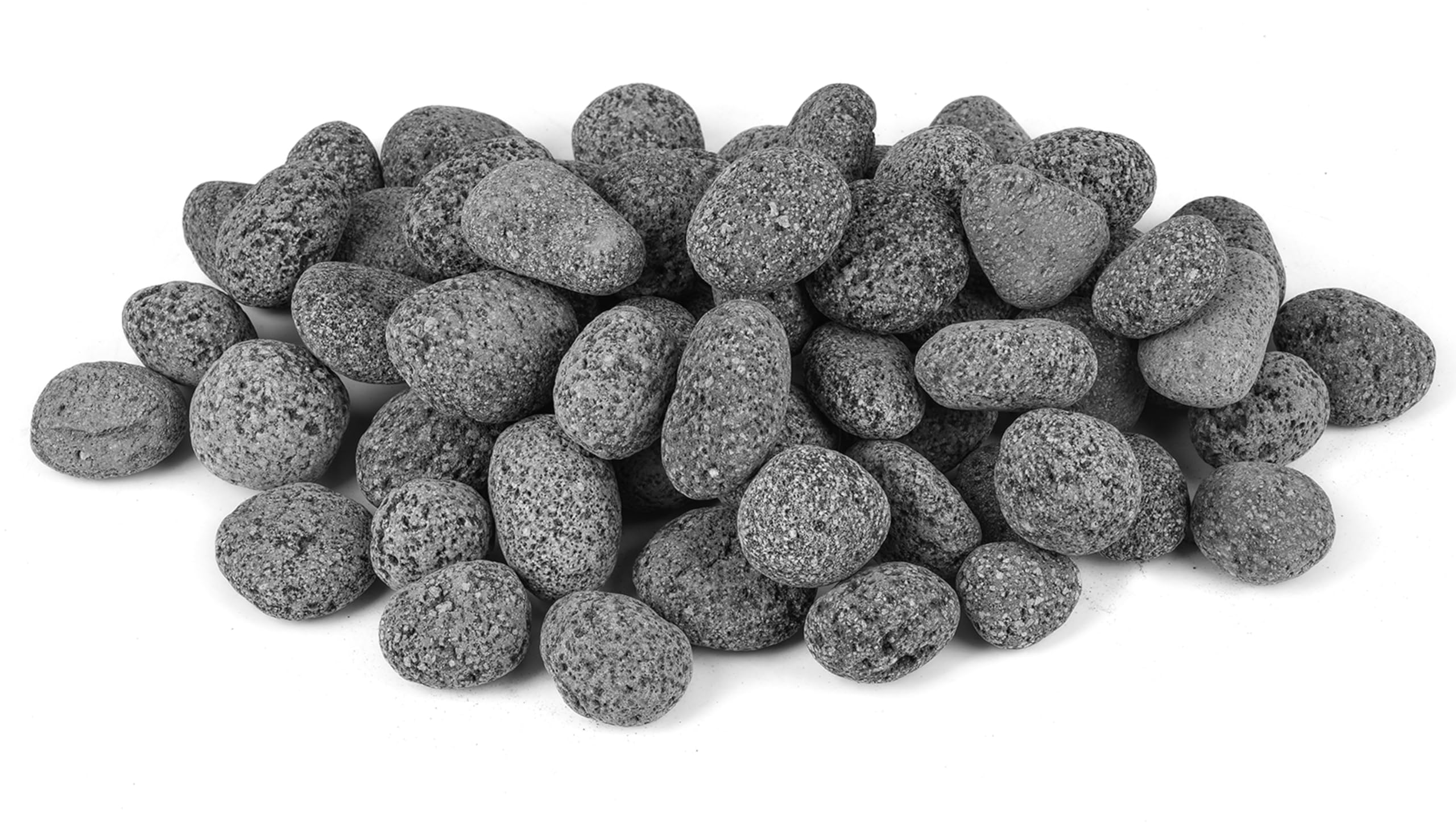 Skyflame 1/2"-1" Natural Tumbled Stones for Gas Fire Pit Fireplaces