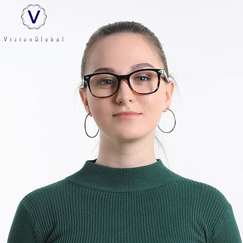 Miniatura 8 de VisionGlobal Ahorra un 30 % en dos pares de gafas de bloqueo de luz azul (rosa nola y tortuga dramática)