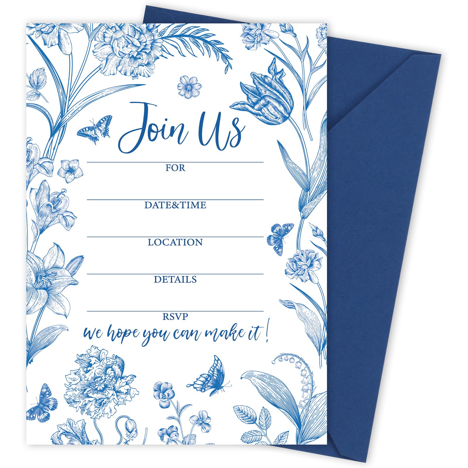 Baby Blue Blank Invitations Paper Light Blue Wedding Swatch | Blue