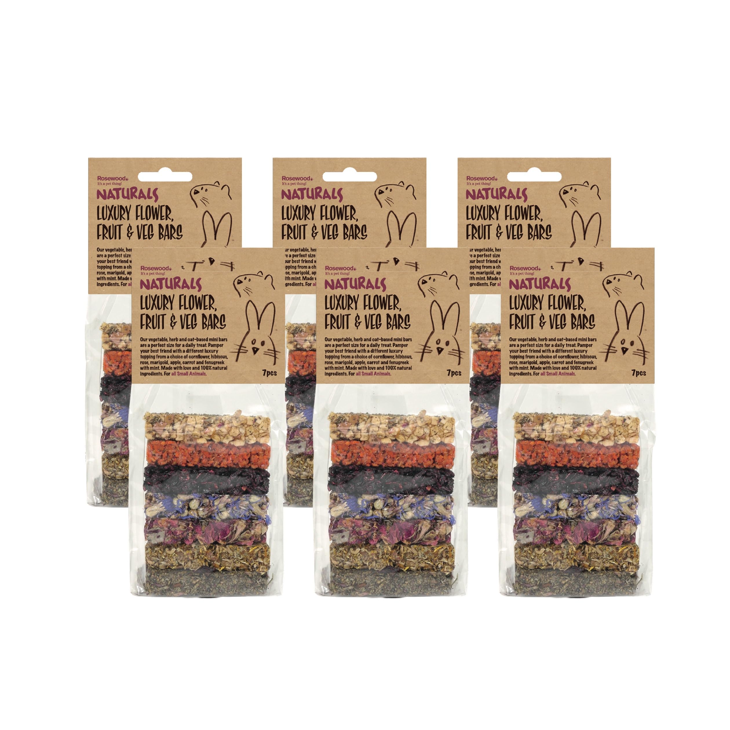 Rosewood Luxury Flower, Fruit And Veg Bars - 80G