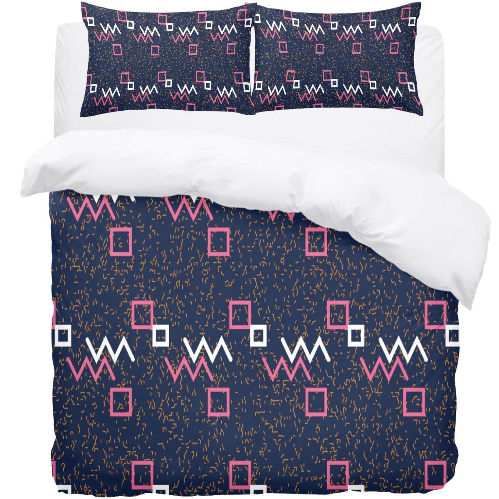Housse de couette chaude et confortable super douce avec ses 2 taies assorties