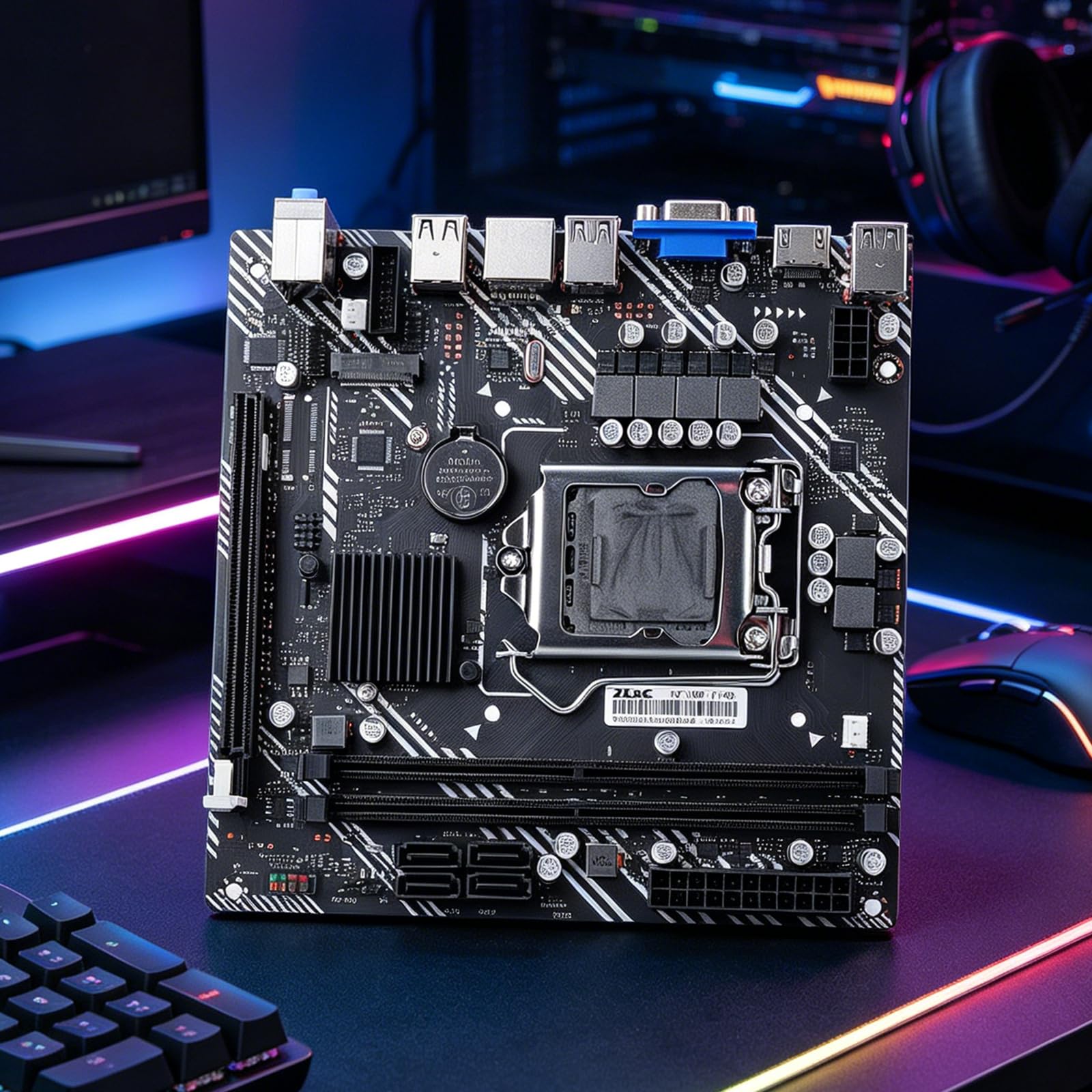 Chipset H311 ITX Scheda madre DDR4 + M.2 NVME Upgrade Compatibile con LGA 1155 Intel CPU LGA 1155 Socket Scheda madre solo per uso desktop