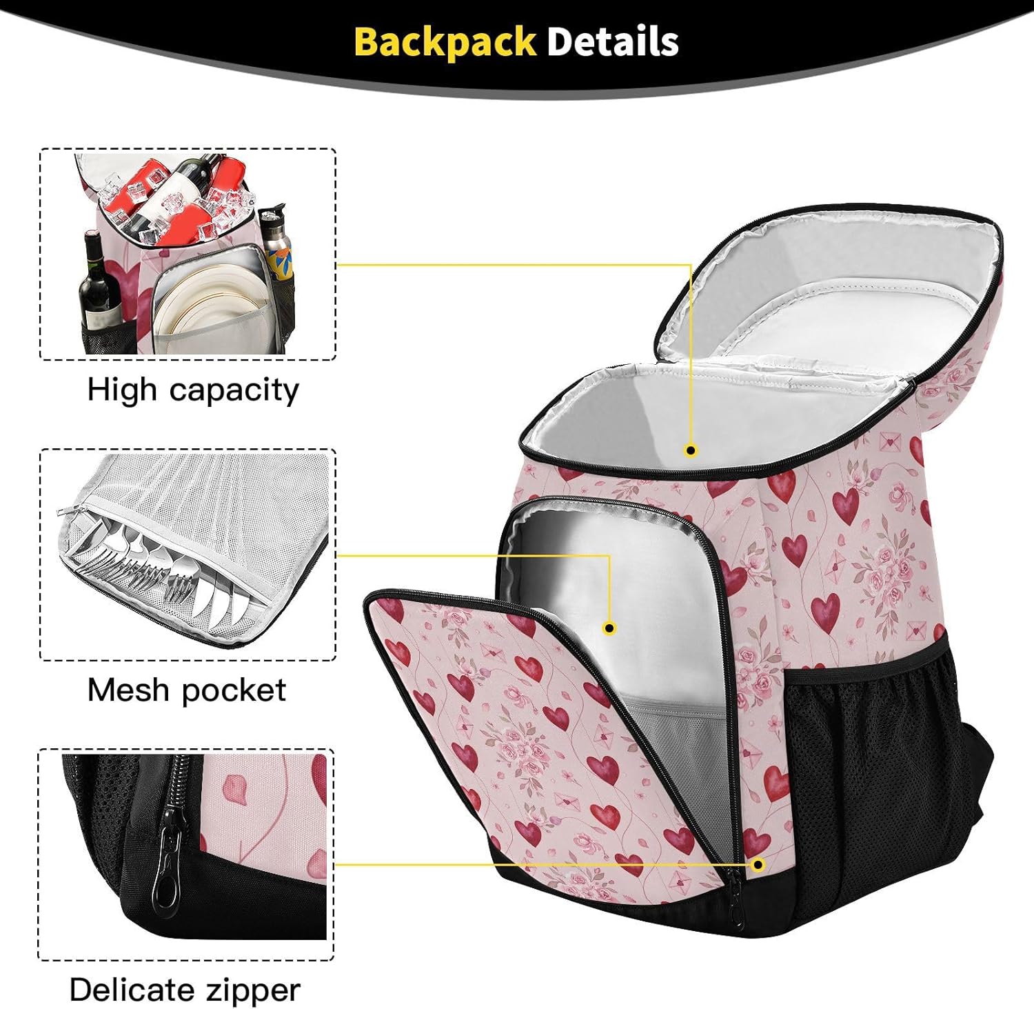 Nautical Map Cooler Backpack 36 Cans Leakproof Waterproof Backpack Cooler Bag Beach Accessories for Women and Men Travel Camping Fishing Backpack