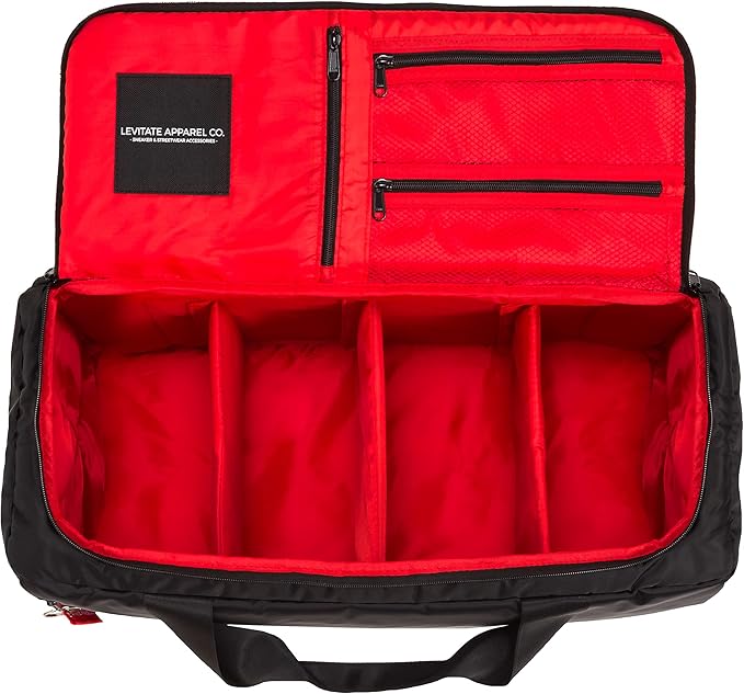 SNEAKER BAG Sneaker Duffle Bag with 3 Adjustable Dividers and 15
