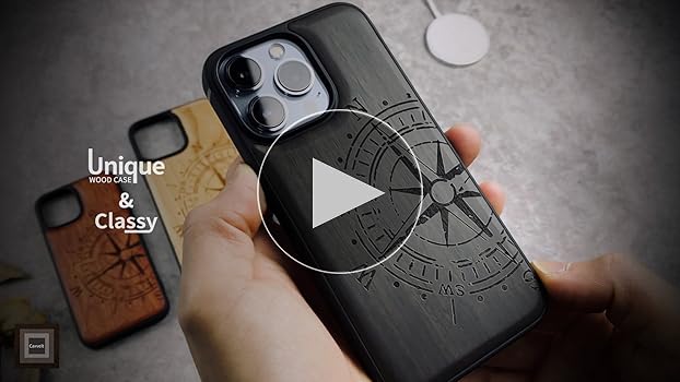 Carveit MagSafe 対応iPhone 13ケース 天然木+TPU Amazon.com: Carveit Magnetic Wood Case for iPhone 13 Case