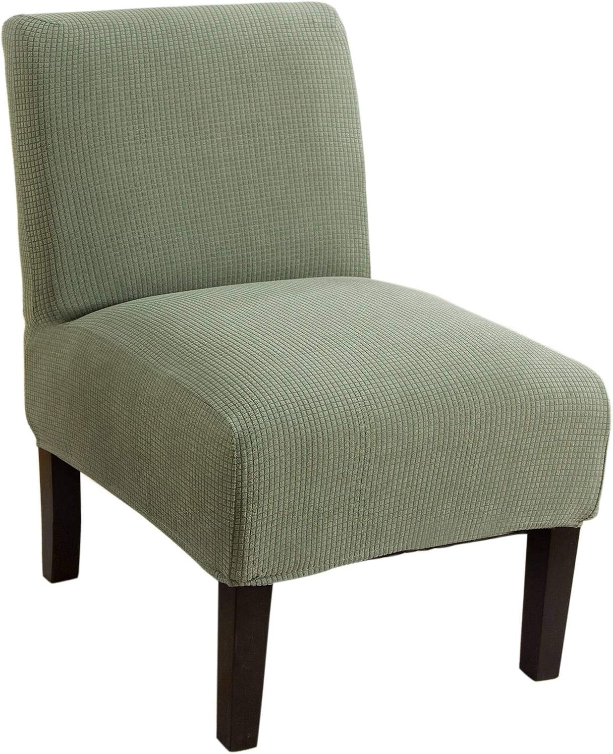 YUENA CARE Armless Contemporary Accent Chair Slipcover
