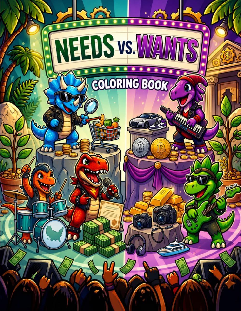 RAWR! - NEEDS vs WANTS: RAWR! The Dinosaur Money Band - Rockin' About Money!