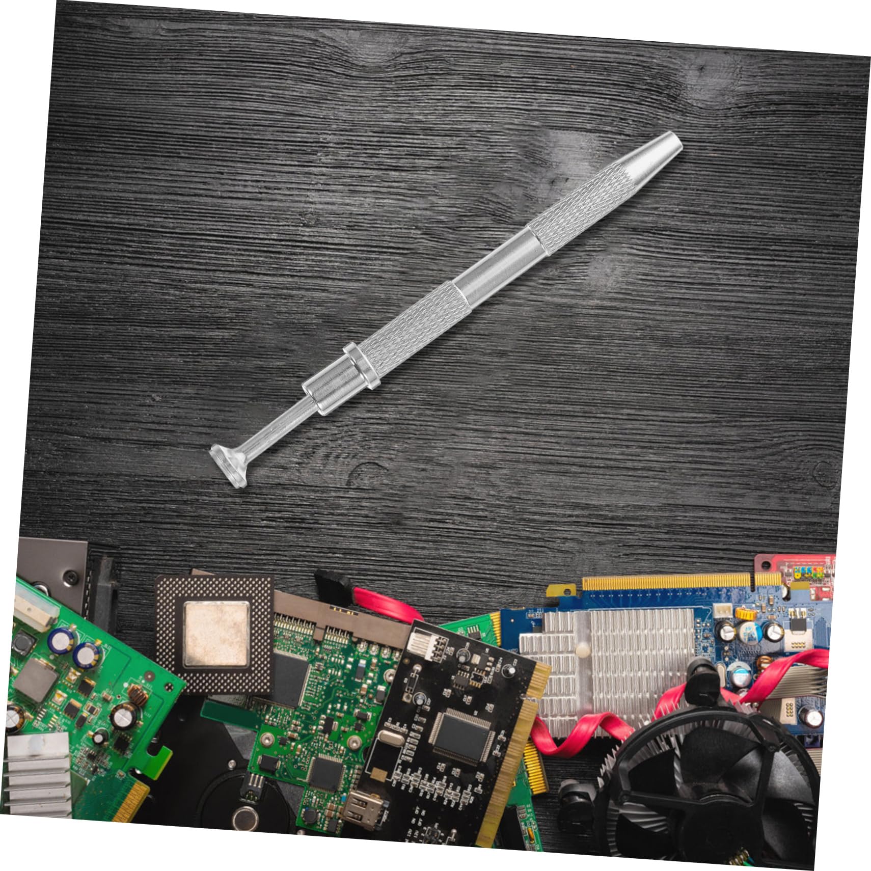 Uonlytech Effortless Screw Pickup Ic Puller Tool Precision Metal Grabber for Component Extracti