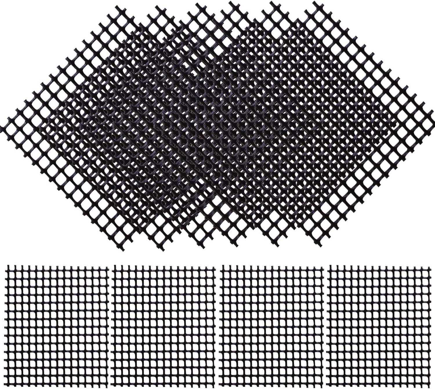 Lainrrew 50 Pcs Flower Pot Hole Mesh Pad, Square Bonsai Mesh Drainage Screens Bonsai Pot Bottom Grid Mat Drainage Meshs Hole Screen, Gardening Gifts for Women (2 Inch)