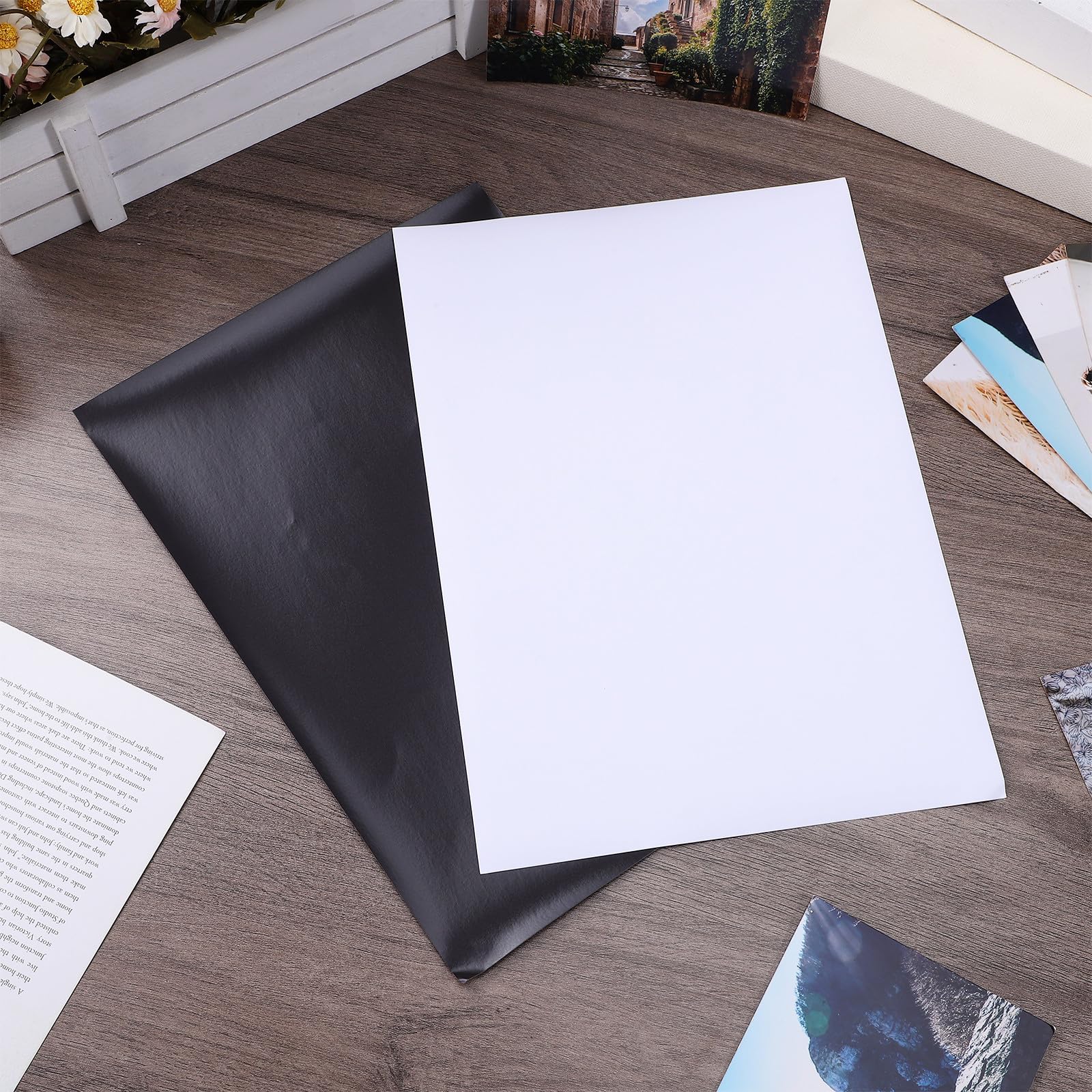 10feuilles Magnétique Imprimable Feuilles Magnétiques Brillantes Pour Photos Images Et Travaux Manuels