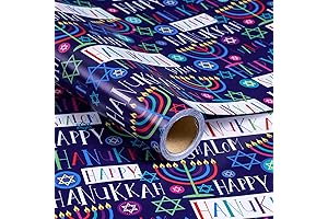 Hanukkah Gift Wrapping Paper: Illuminate Your Celebrations