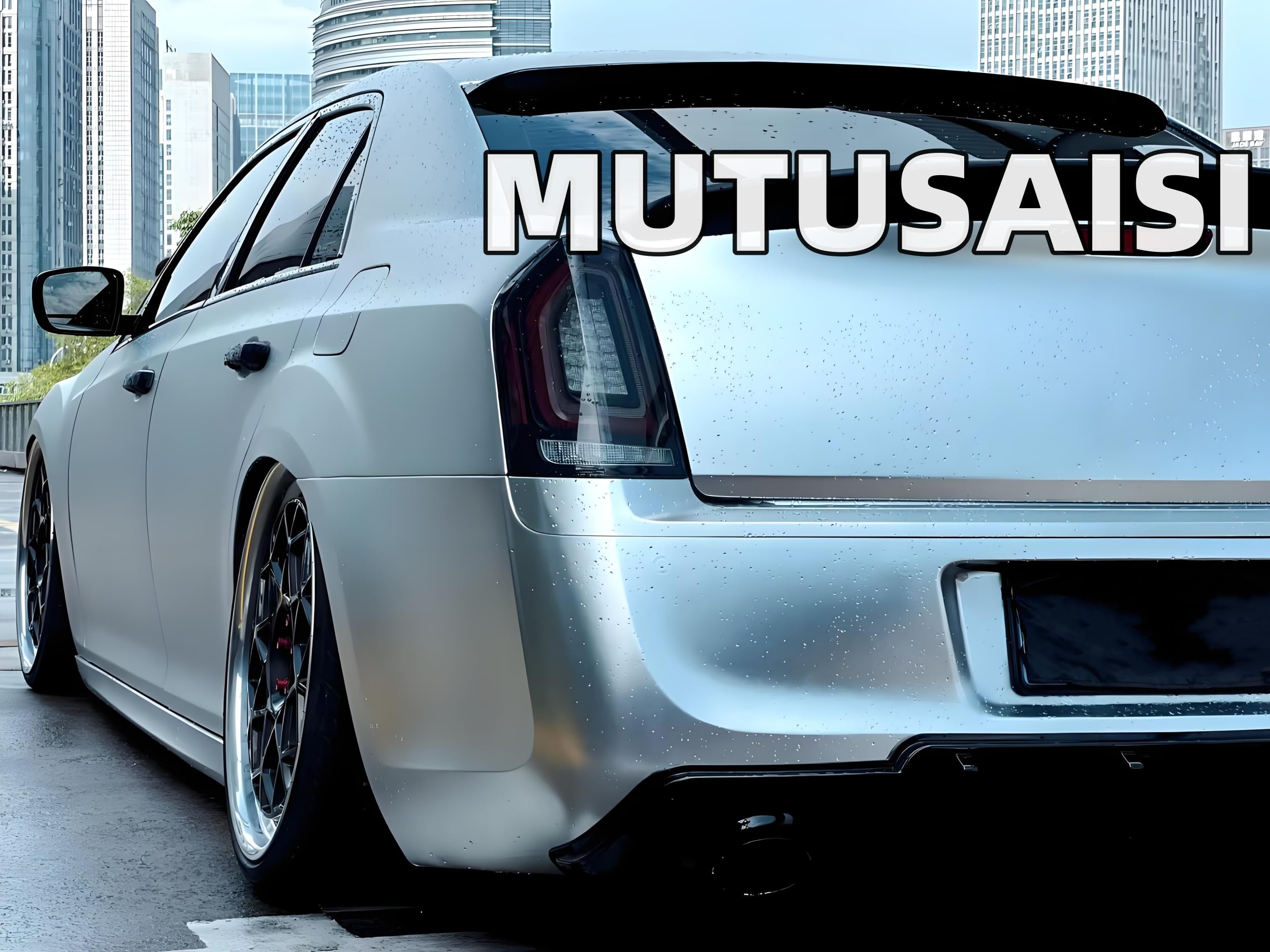 Amazon | MUTUSAISI グロスブラック リアウィンドウ ルーフトップ 