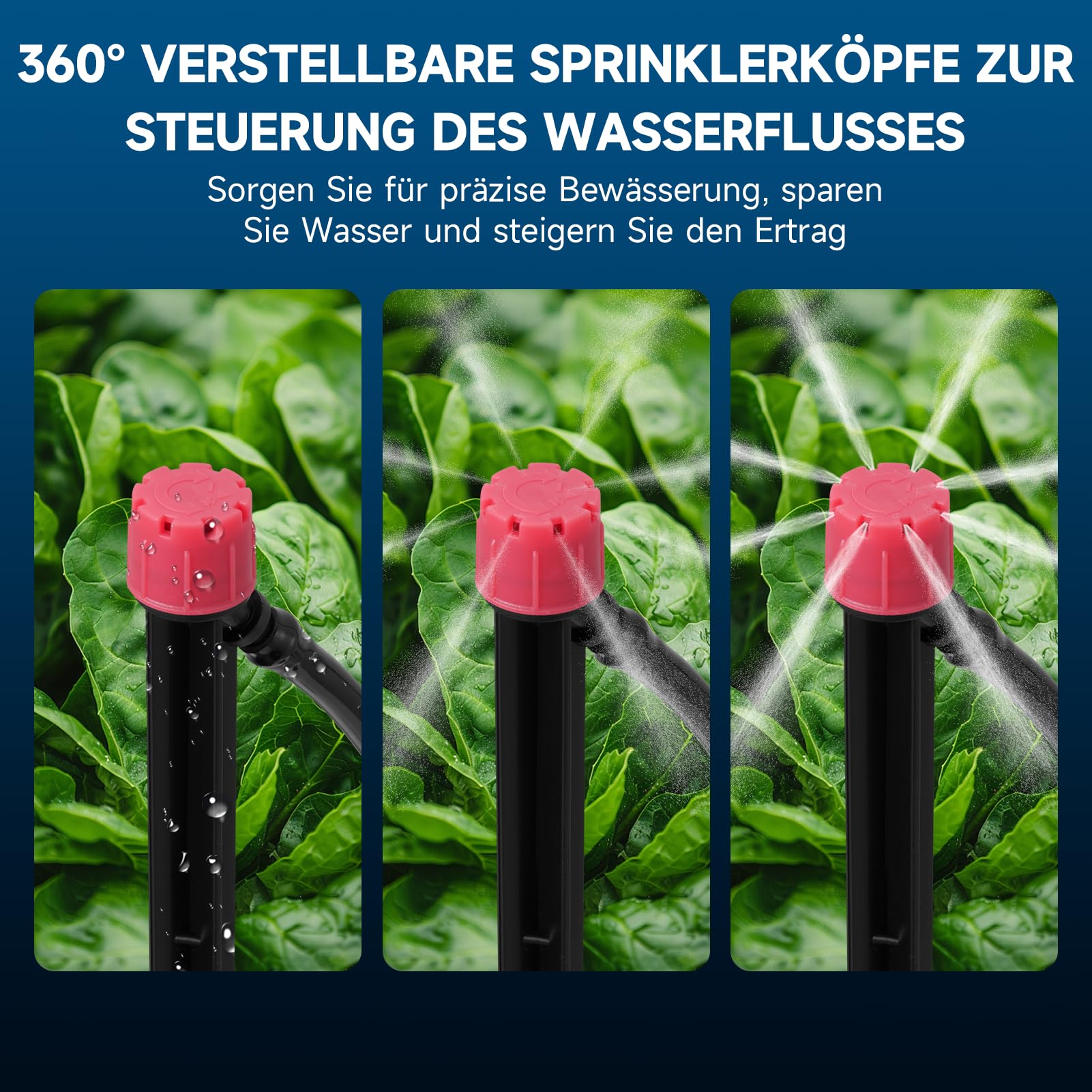 Automatisches Bewässerungssystem,Automatische Bewässerung mit Faltbarem 5L Eimer,30W Wasserpumpe,8 Tropfdüsen,Niedrigwassersensor,Bewässerungssystem für Zimmerpflanzen,Balkon Pflanzen,Topfpflanzen