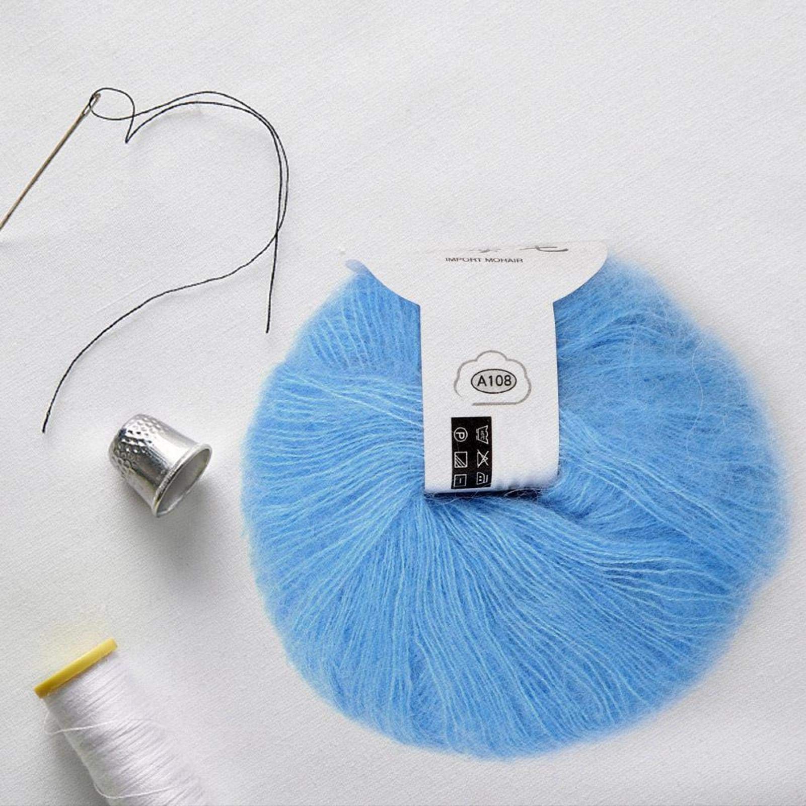 1*50G Bal Sandnes Garn Zijde Mohair Mohair Wol Zij... - Vicedeal