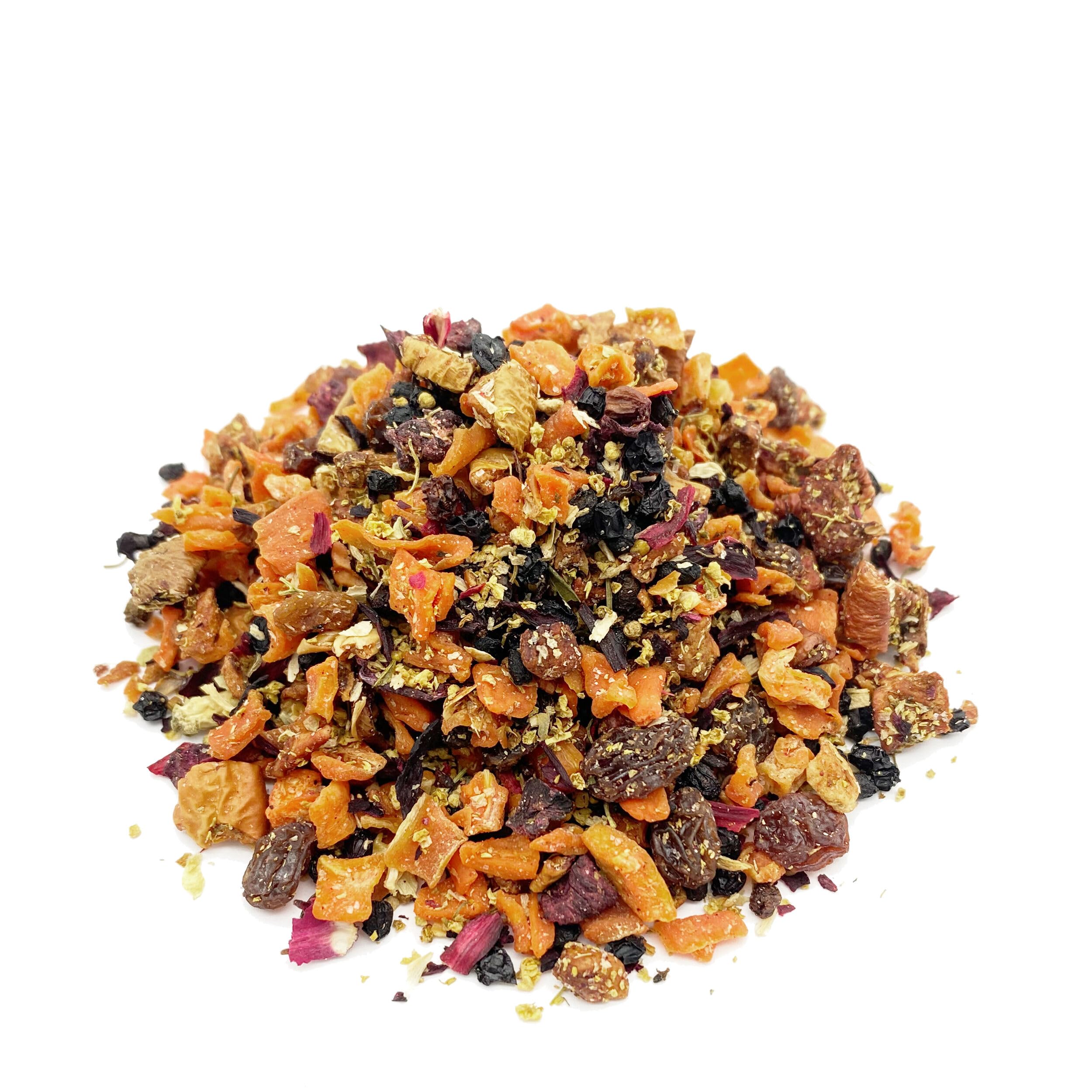 Früchtetee Multivitamin Holunder, fruchtig, mild, frisch abgefüllt