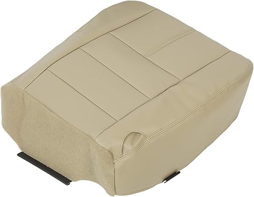 Miniatura 3 de HECASA Funda de asiento compatible con Ford Super Duty F250 F350 F450 F550 F550 Lariat de repuesto para parte inferior del conductor color camello