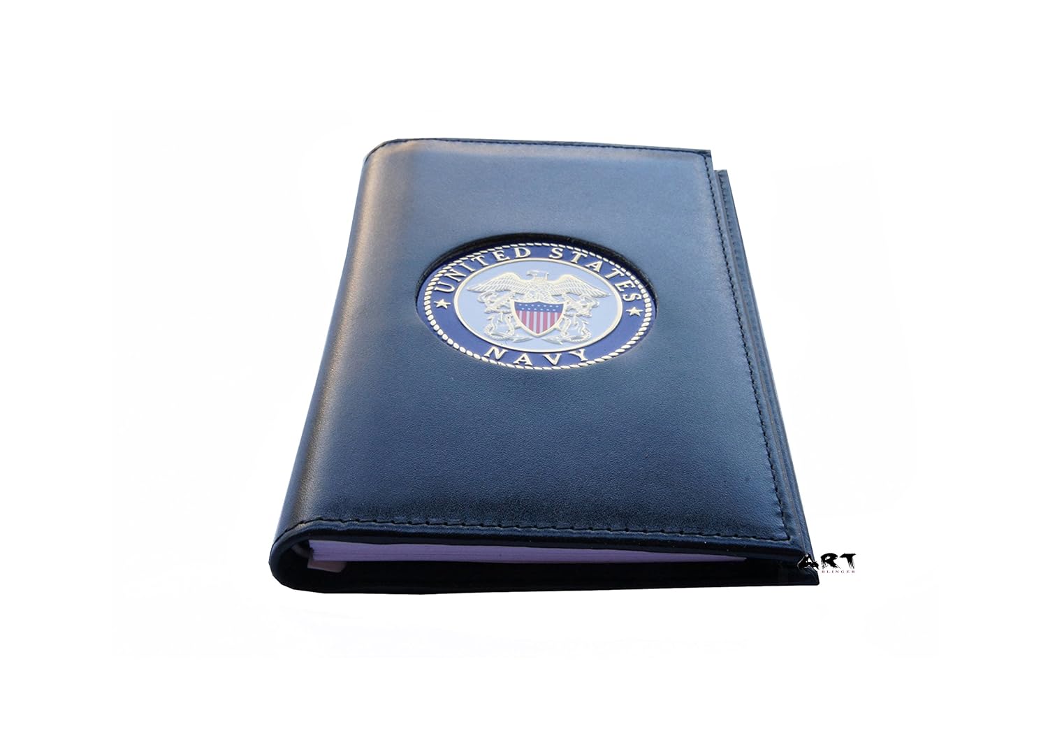 Spiral Notebook Padfolio with Medallion, Official US NAVY Note Pad