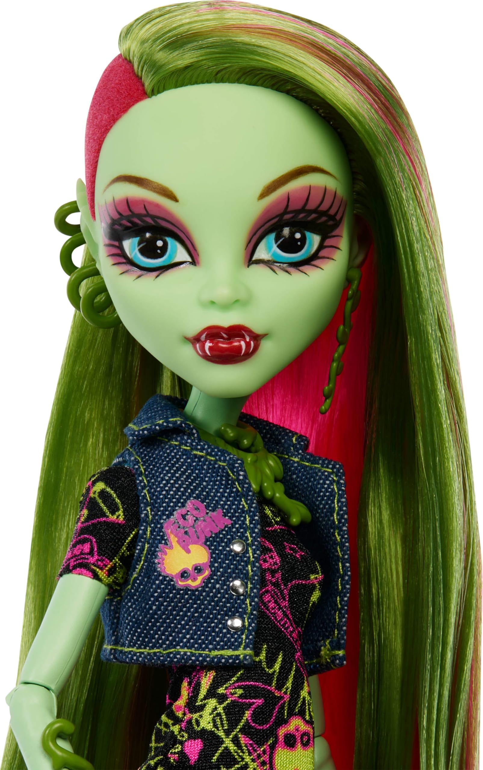 Monster High Boo-riginal Creeproduction Doll, Venus McFlytrap Collectible Reproduction with Doll Stand, Diary, and Pet Chewlian - 2