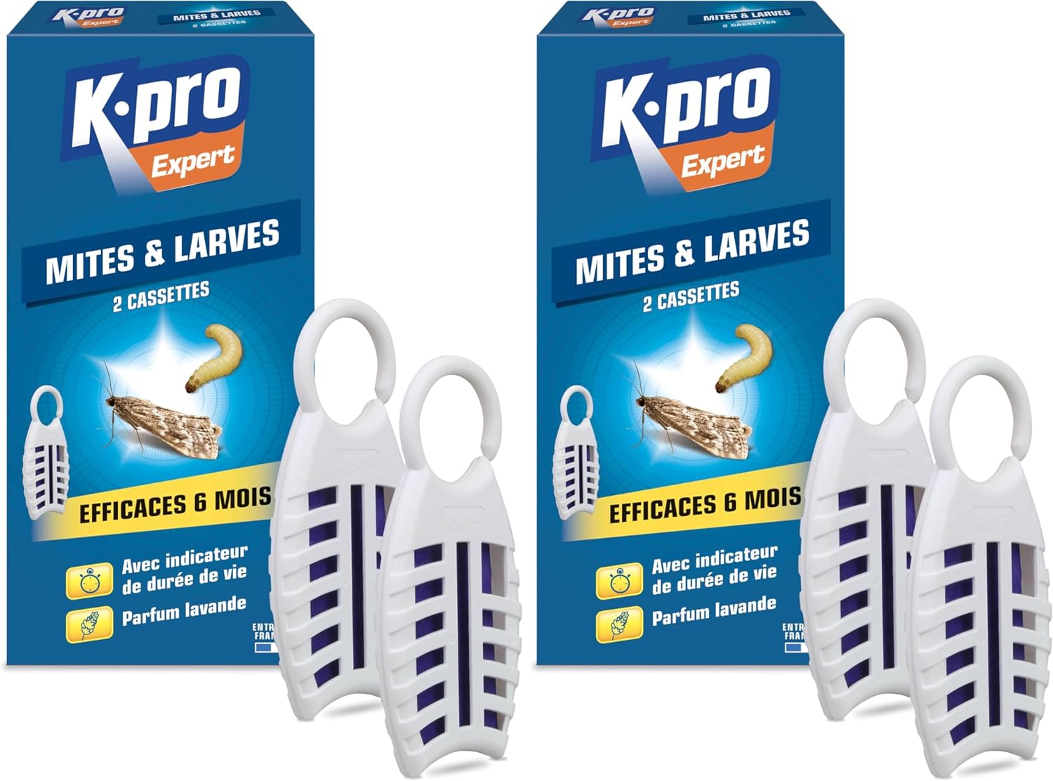 Kapo Cassettes mites et larves x2 - L'étui de 2 (Lot de 2) — vue 2
