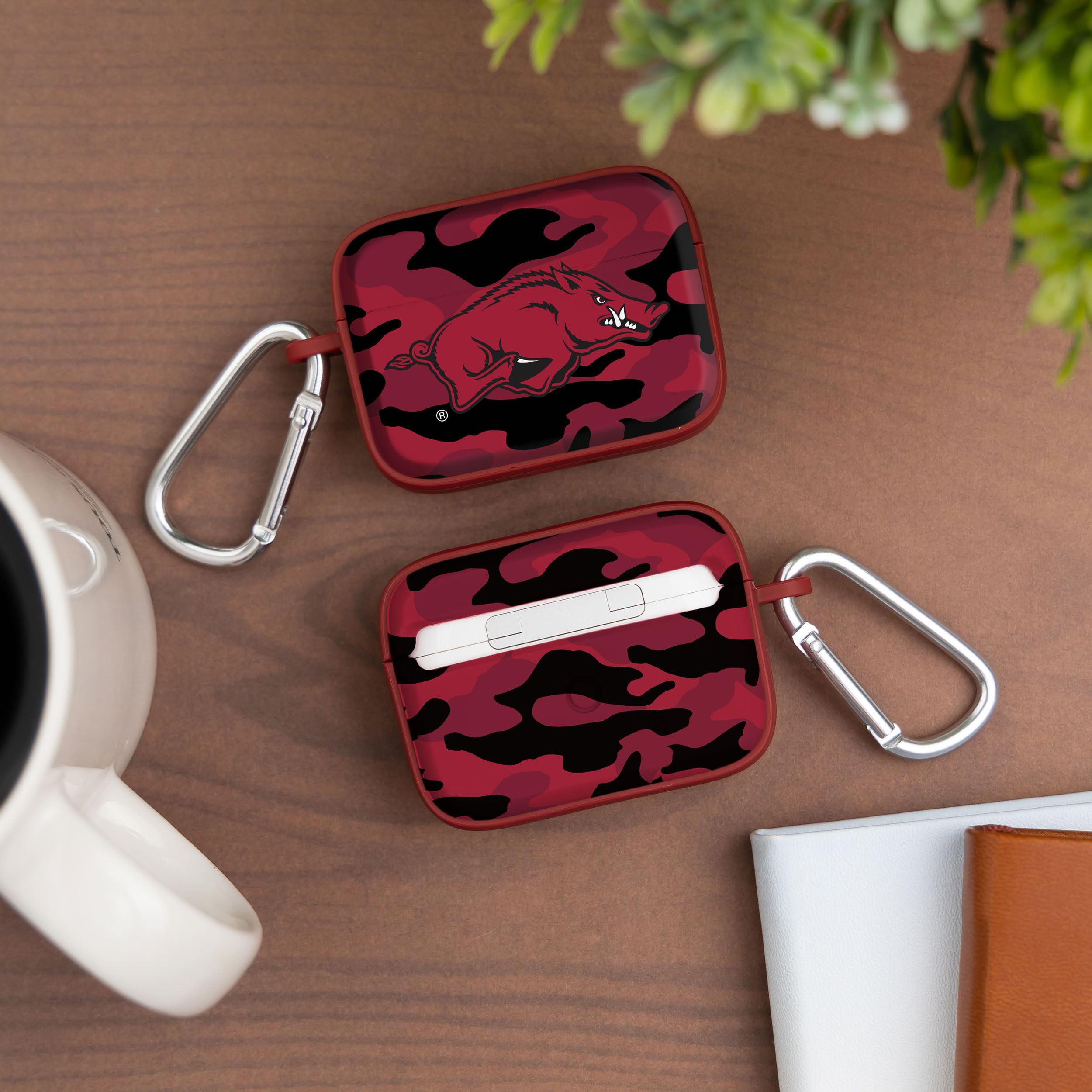 AFFINITY BANDS Arkansas Razorbacks Camo HDX Case Cover Compatible with Apple AirPods Pro