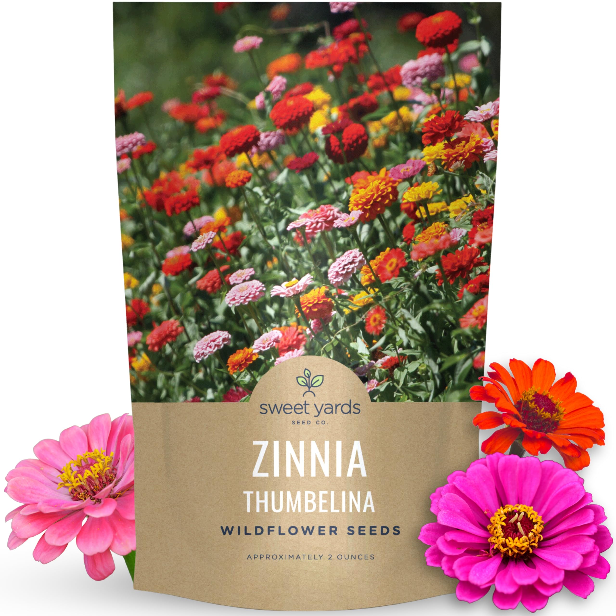 Zinnia Thumbelina Mix Seeds