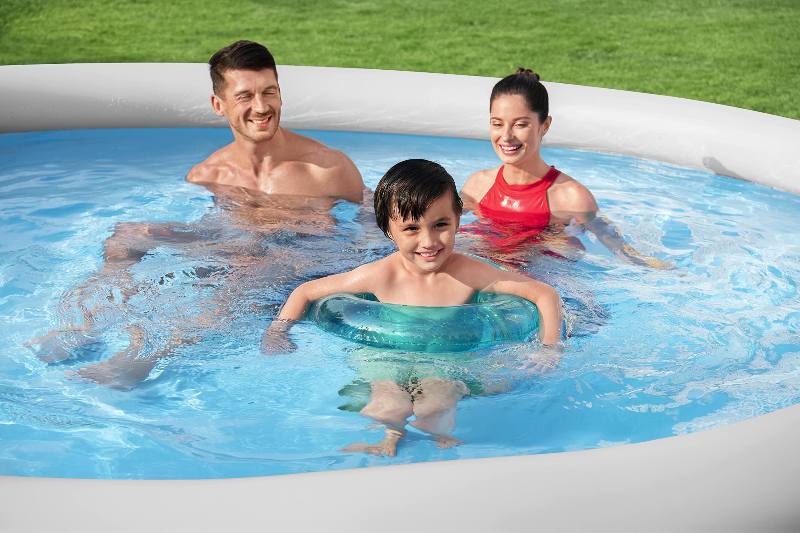 Bestway 57443 Piscina Gonfiabile Fast Set Rotonda da 366x76 cm