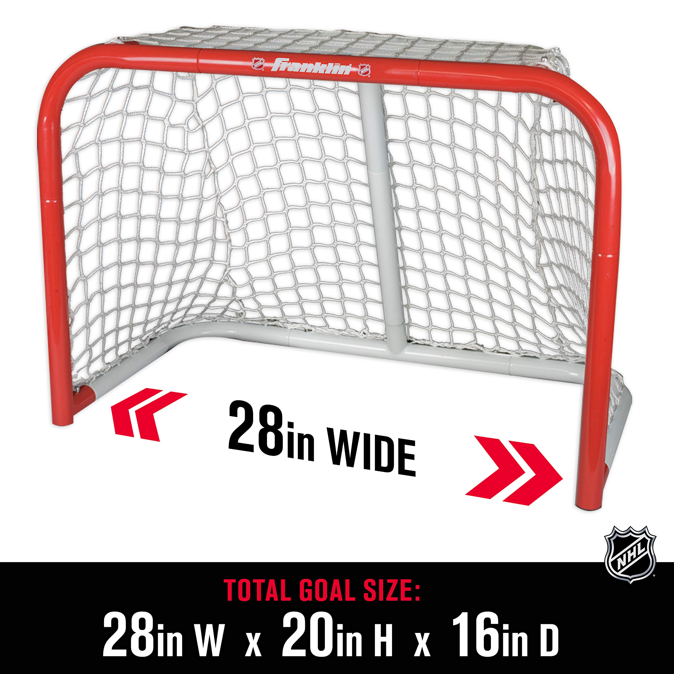 Franklin Sports NHL Miniportería de jóquey Urbano, de Acero, 51 x 71 cm, para Entrenamiento de niños y jóvenes