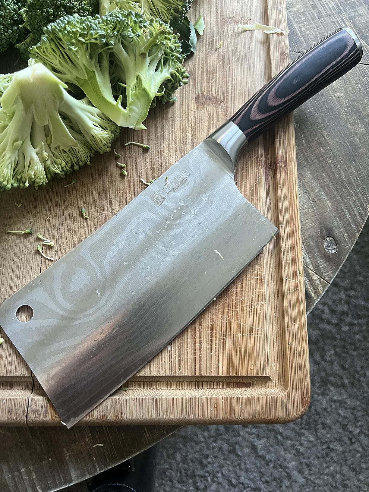 PAUDIN Cleaver in kitchen setting