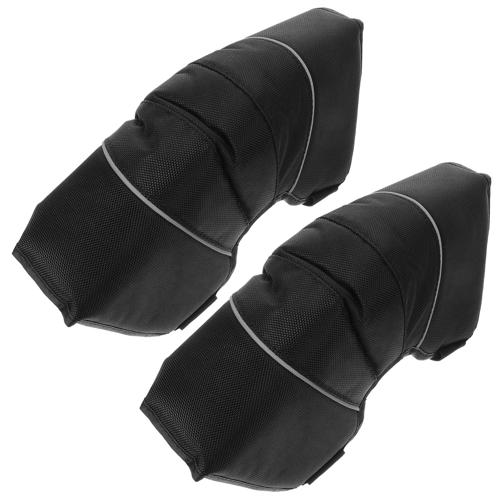 Beavorty Fahrrad Schutzausrüstung Biker Motorrad -kniewächter Motocross-knieschoner Sportkniegeleiger Plus Knie Sportpolster Abdeckung Black Oxford-stoff