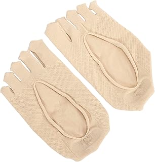 No Show Socks Invisible Socks Women Toe Socks For Women Shoe Socks With Toes Five Finger Socks,Five Finger Socks 1 Pair Soft To Wear with Gel Tab for Absorbing Sweat(8 * 7 * 2cm-color)