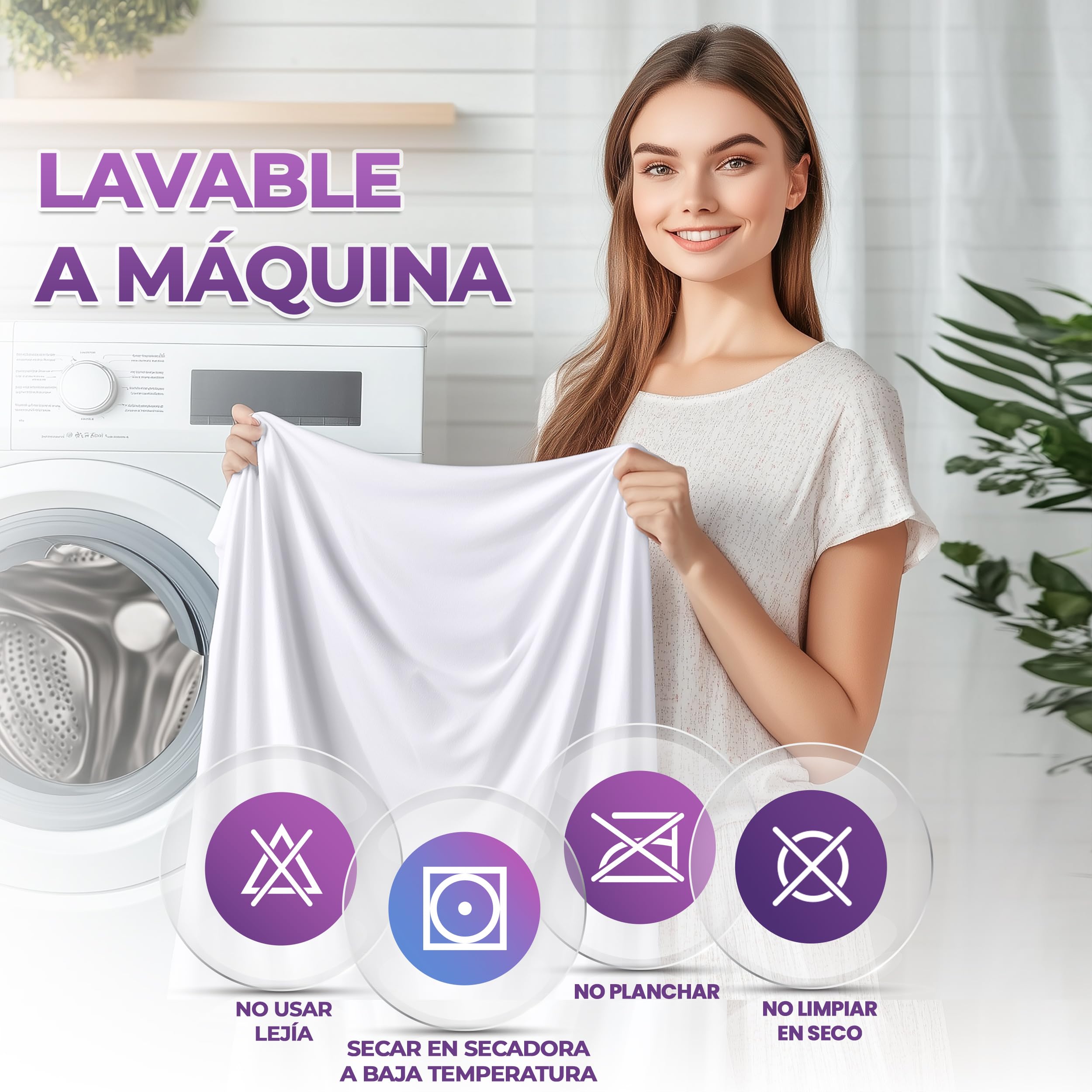 Utopia Bedding Funda de Colchón 90 x 190 x 30 cm Impermeable con Cremallera, Certificado Oeko-Tex, Cubre Colchon