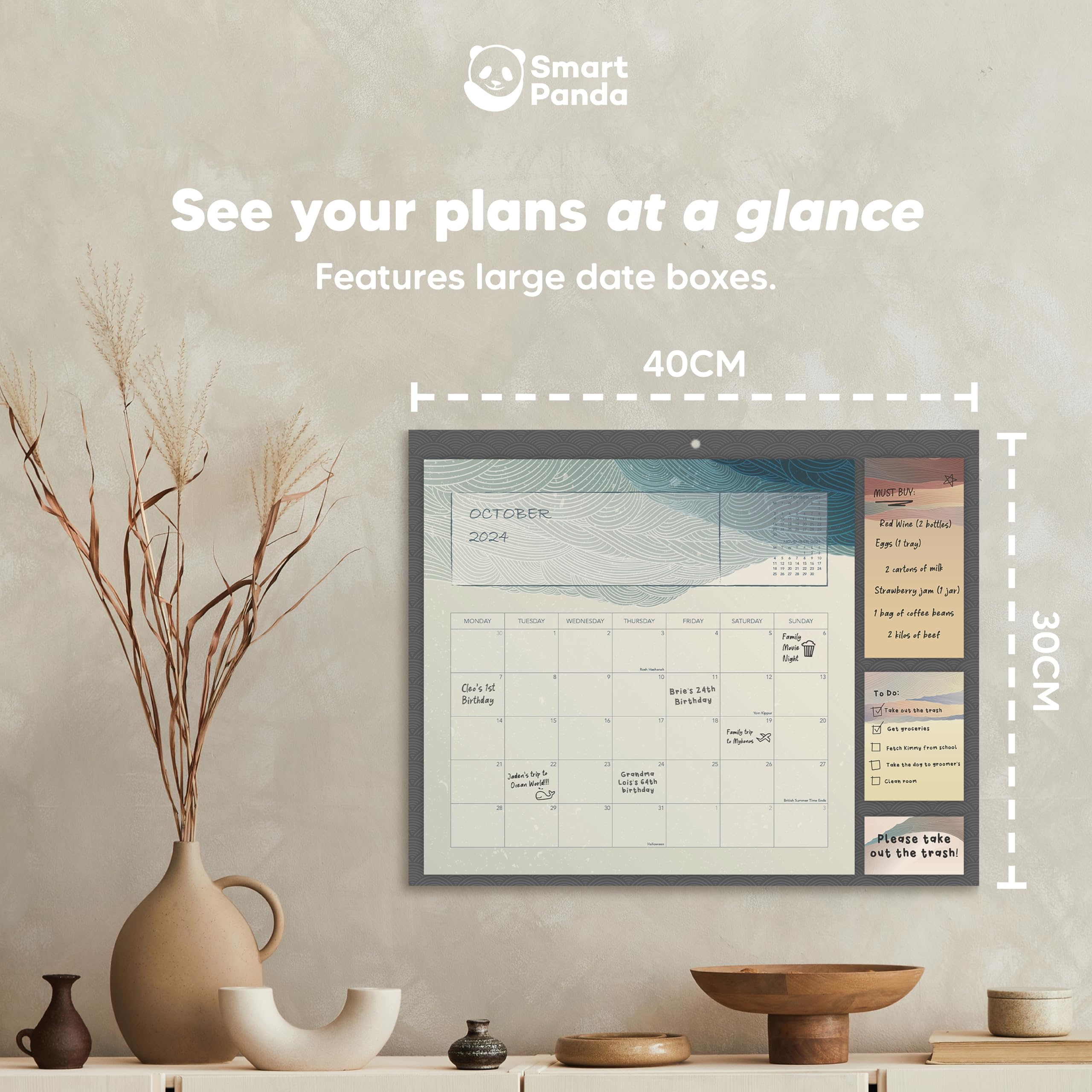 2025 Family Magnetic Wall Calendar - 12x12 Inch With Stickers & Magnets (Sept 2024 - Dec 2025) - View #4