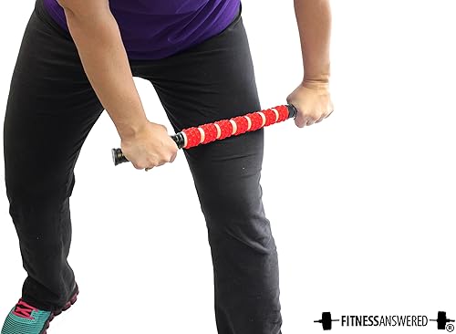 Miniatura 10 de Elite Rubber Series - Muscle Roller Massage Stick for Legs, Roller for Shin Splints - Fitness Answered Training