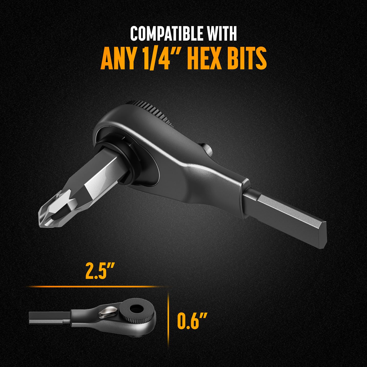 GALVANOX Flat-end Ratchet Driver Designed for Leatherman Models - Image 2
