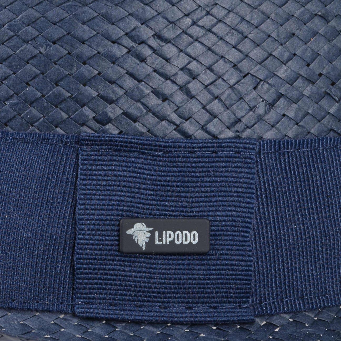 Lipodo Chapeau en Paille Uni Colour Pork Pie Femme/Homme - Made in Italy D'Ete de Soleil avec Ruban Gros Grain Printemps-ete Ete