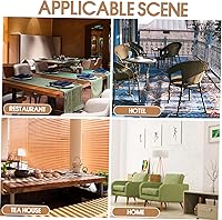 Vista 8 de Lámpara de escritorio, lámpara de mesa, ventilador de techo, lámpara de casa de campo, cubierta de lámpara de piso, pantalla tejida para lámparas