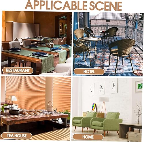 Miniatura 8 de Lámpara de escritorio, lámpara de mesa, ventilador de techo, lámpara de casa de campo, cubierta de lámpara de piso, pantalla tejida para lámparas de