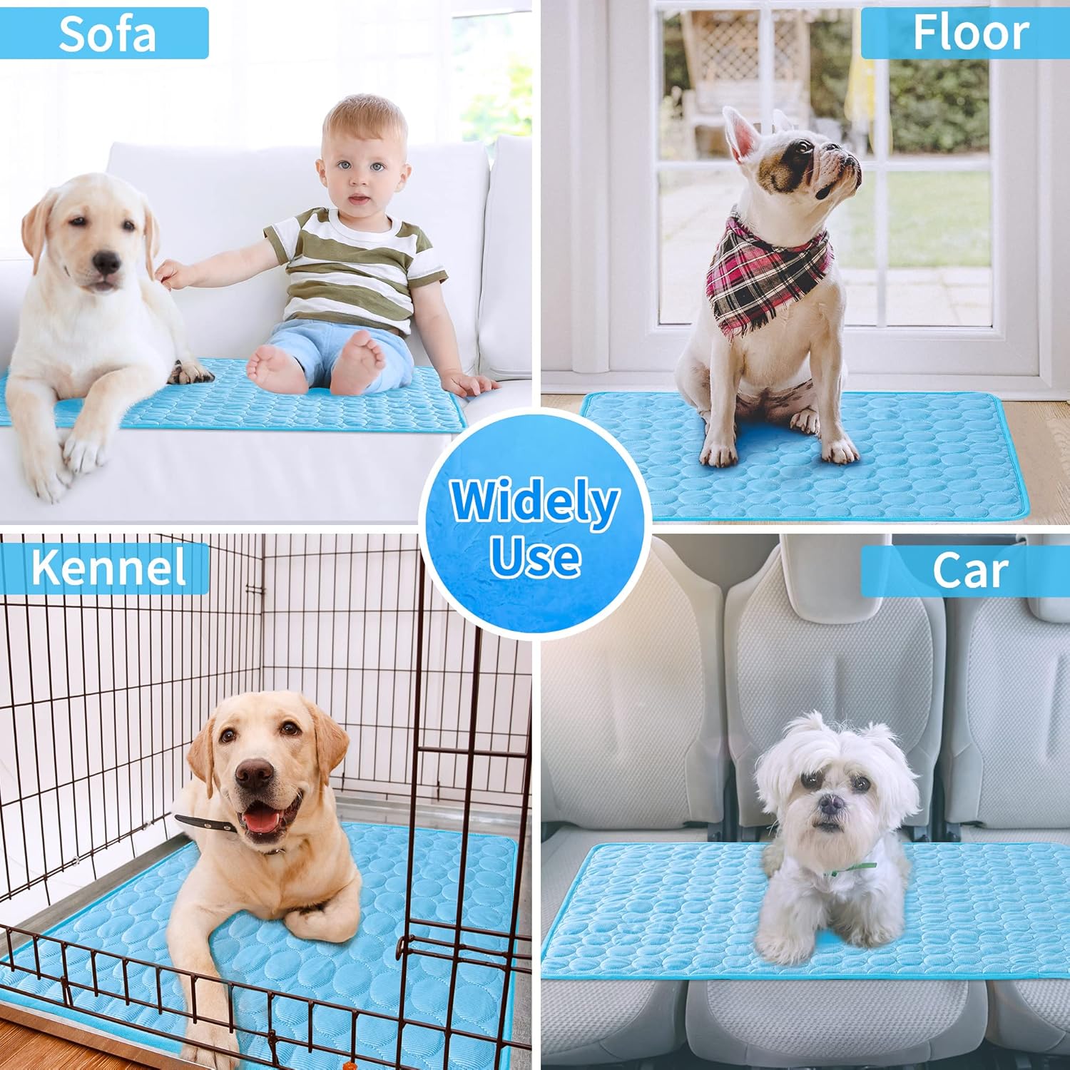 Leche Fresca Alfombra Refrescante Para Mascotas Piezas, Ideal