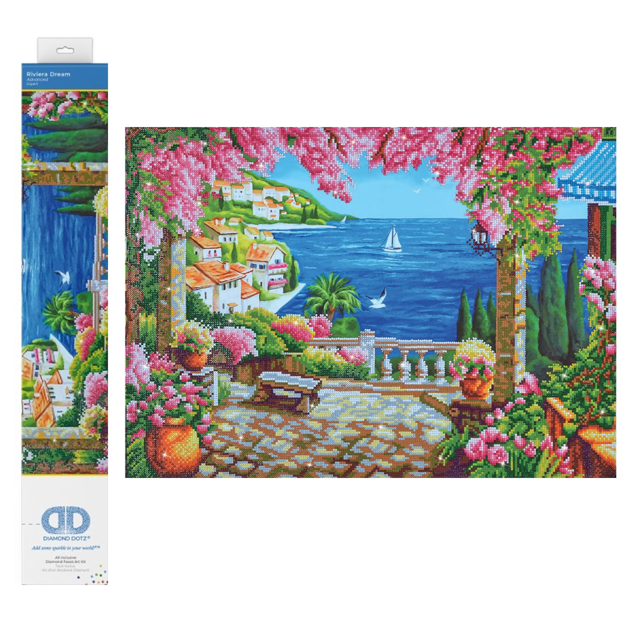 Needleart World Riviera Dream Kit Creativi, Resina, Multicolore, 66 x 47 cm